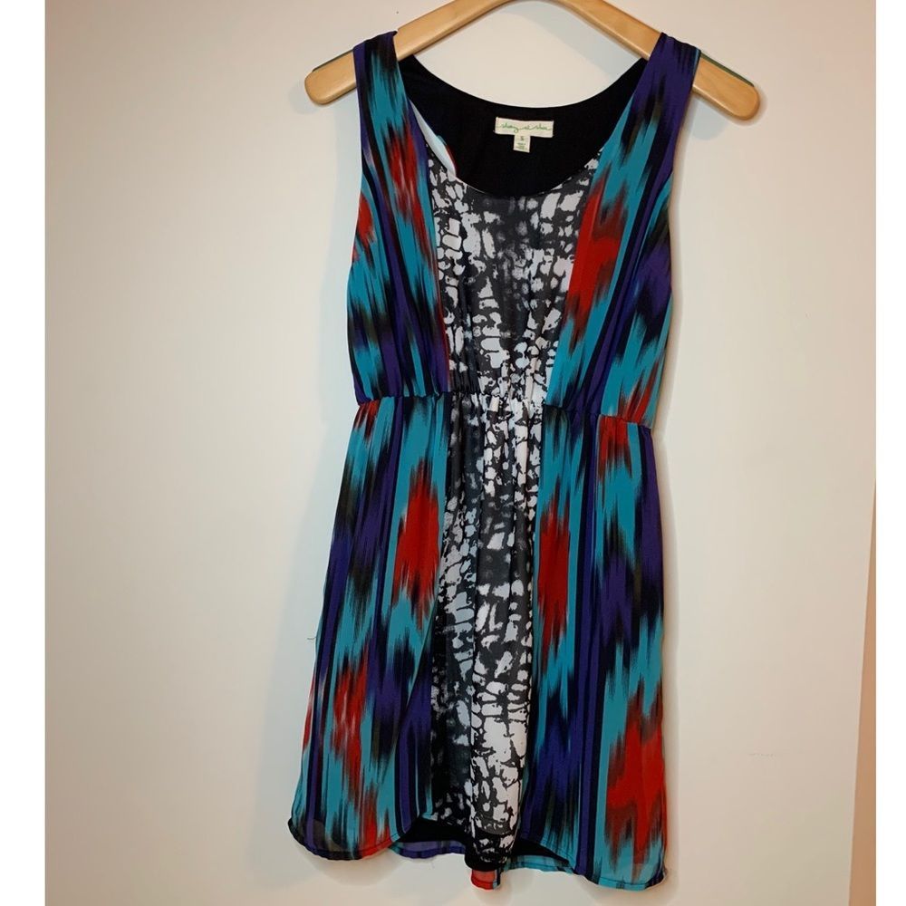 Staring At Stars Abstract Print Dress